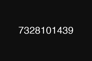 7328101439
