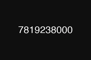7819238000