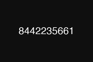 8442235661