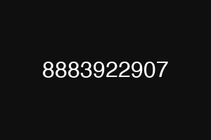 8883922907
